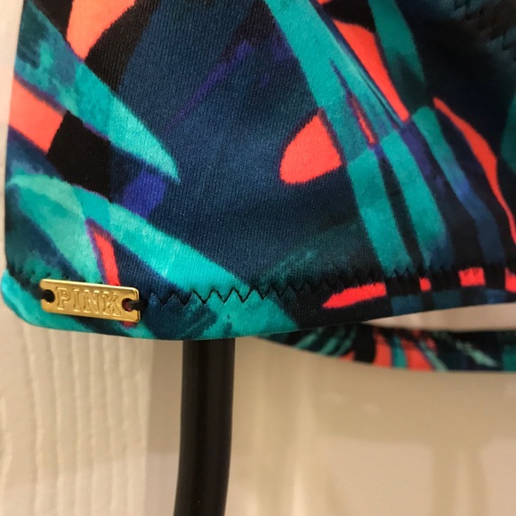 Top only πVS PINK Bikini Removable Strap Bandeau - Picture 6 of 8